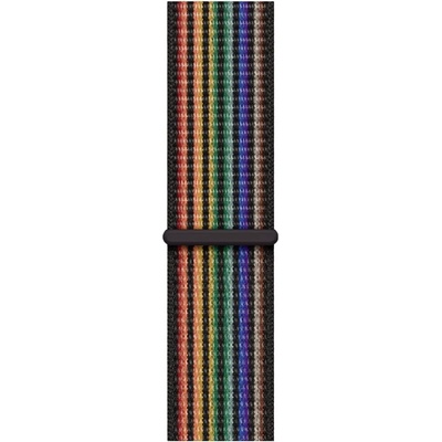 Apple Каишка Apple - Pride Edition Nike Sport Loop, Apple Watch, 45 mm, многоцветна (mn6n3zm/a)