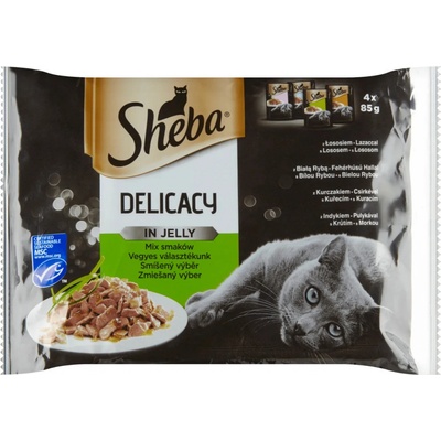 Sheba Delicacy in Jelly Mix 4 x 85 g