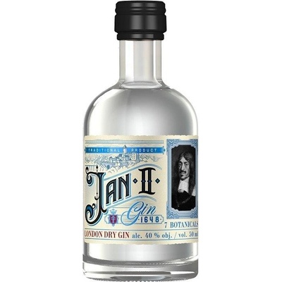 Jan II.Gin London Dry 40% 0,05 l (holá láhev)