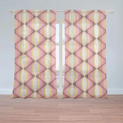 Sablio Záclony Kaleidoskop vzpomínek: 2ks 150x250cm