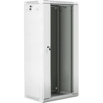 Image 1 of Lanberg Комуникационен шкаф, Lanberg rack cabinet 19" wall-mount 27U / 600x450 for self-assembly (flat pack), grey (WF01-6427-10S)