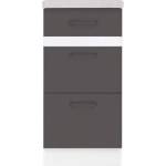 Black Red White Долен шкаф d3s/40/82 с 3 чекмеджета