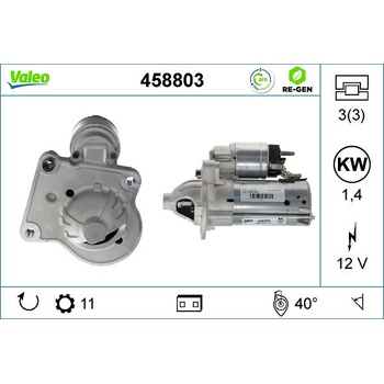 Štartér VALEO 458803