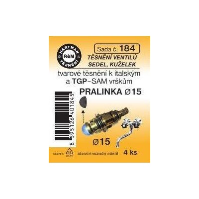 HARTMAN těsnění vršku baterie TGP-SAM průměr 15mm, sada č. 184