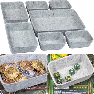 Nádoba, Zásobník na Žetony, Miska na Kostky, Organizér pro Stolní Hry