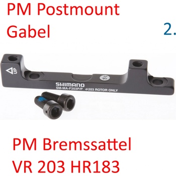 Shimano adaptér PM/PM 203 mm
