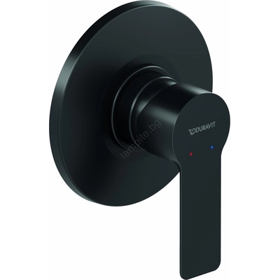 Duravit DC4210007046 - Душ смесител за вграден монтаж D-CODE, матово-черен (DA0027)