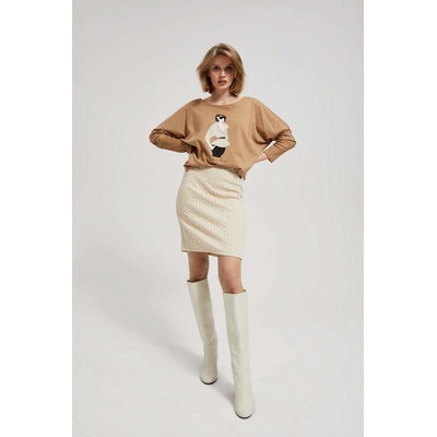 Moodo Права пола в пясъчен цвят Moodo Moodo | Bezhov | ЖЕНИ | XS