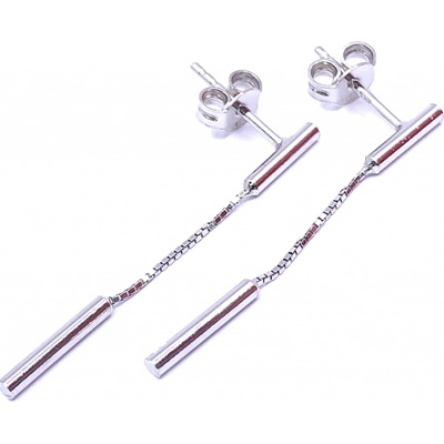 Jan Kos jewellery stříbrné náušnice visací 12119079
