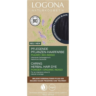 Logona Barva na vlasy prášek INDIGO ECO VEGAN 100 g