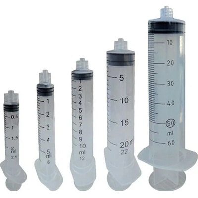 CHIRANA Stříkačka 3-dílná, Luer, 20ml