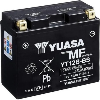 Image 1 of YUASA AGM 12V 10Ah left+ YT12B-BS
