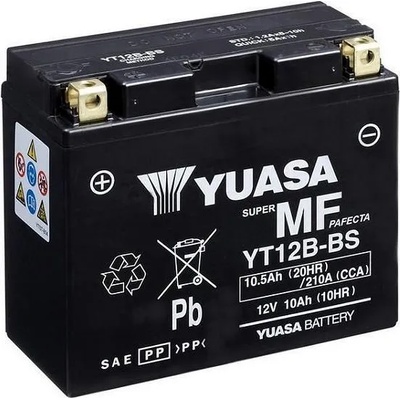 YUASA AGM 12V 10Ah left+ YT12B-BS