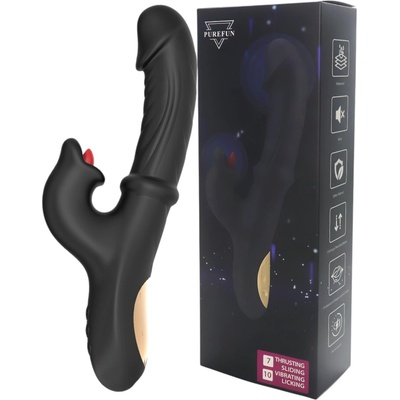 Wilson - тласък клитор вибратор (черен)