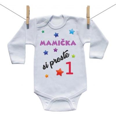 Body s dlhým rukávom Mamička si proste 1