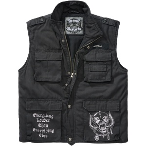 Brandit Жилетка Brandit Motörhead Ranger, черна (61001.2)