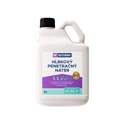 WOODCOTE privátna značka EXTHERM penetračný náter hĺb. mliečnobiela /5L/ 011014 - PN 05