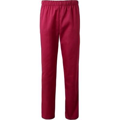 VL APHRODITE. Kučeravé nohavice (190 g/m²) z bavlny (35 %) a polyesteru (65 %) Bordová