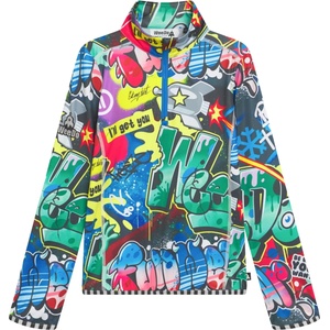 WeeDo Детска спортна тениска WeeDo Kid's Cosmo Sprayprint Thermoshirt Sport shirt - Print / Black - размер 92 (EU) (704-5548-0111)