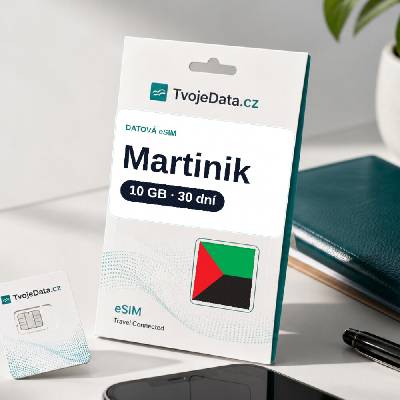 eSIM Martinik 10 GB / 29 dní