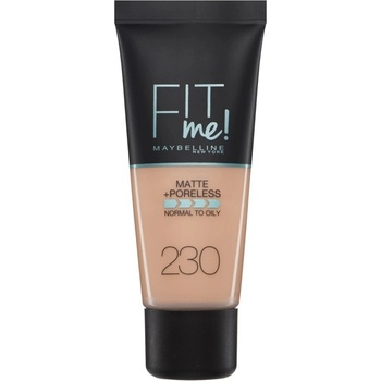 Maybelline Fit Me! Matte+Poreless matující make-up pro normální a mastnou pleť 230 30 ml