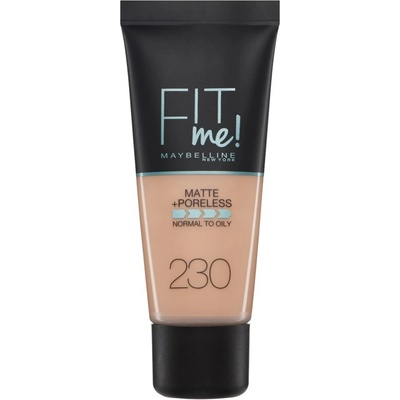 Maybelline Fit Me! Matte+Poreless matující make-up pro normální a mastnou pleť 230 30 ml