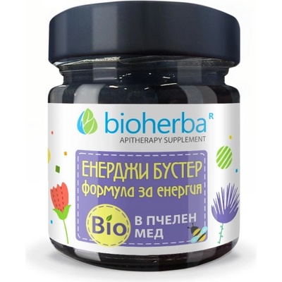 Bioherba Organic Honey | Energy Booster Formula [280 грама]