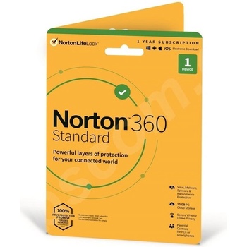 Norton 360 Standard 10GB + VPN 1 lic. 12 mes.