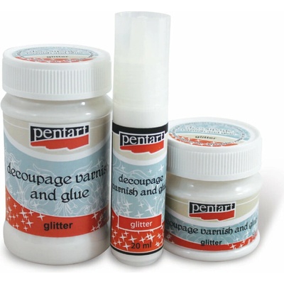 Pentart Trblietavý lak a lepidlo na dekupáž 50 ml 20 ml