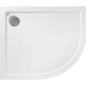 Rea Полукръгло душ корито Rea Look 80x100 бяло ляво (5902557380480)