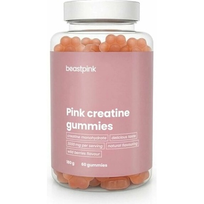 GymBeam Pink Creatine Gummies 60 kapslí