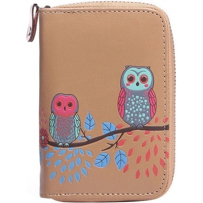 Peňaženka Cute Owls béžová