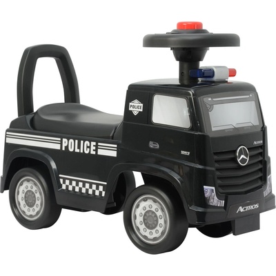 LEAN Toys Mercedes Actros Police čierné