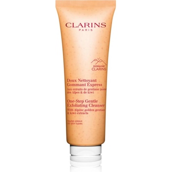 Clarins One Step Gentle Exfoliating Cleanser деликатен ексфолиращ гел за всички типове кожа на лицето 125ml