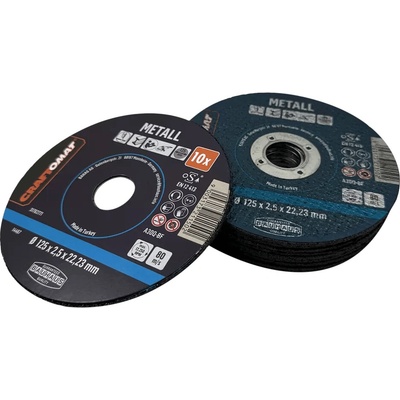 Craftomat Rezný kotúč 125 mm 34688121 10 ks