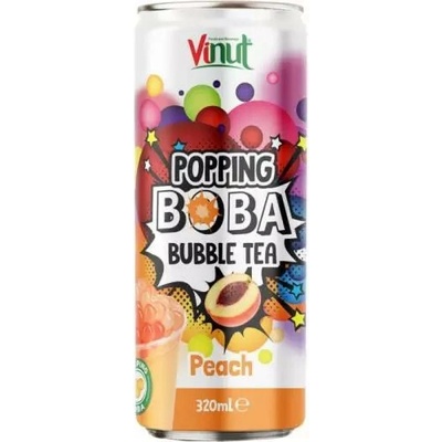 Vinut bubble tea s příchutí broskve 320 ml