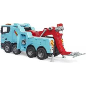 BRUDER Камион влекач Bruder Scania Super 560R с платформа и светлинно-звуков модул (3553)