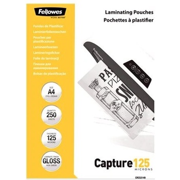 Fellowes Fellowes фолио за ламинатор Capture A4 125 микрона гланциран 250P (5314903)