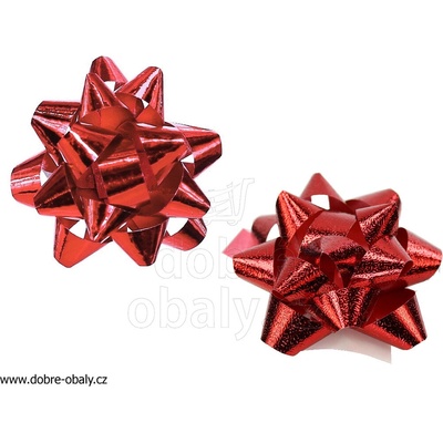 Rozetka samolepicí MINI 25 mm v boxu mix ČERVENÁ, 100 ks