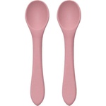 Lorelli Силиконови лъжички Lorelli - Natural, 2 броя, Deep Pink (10230690002) - ozone