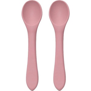 Lorelli Силиконови лъжички Lorelli - Natural, 2 броя, Deep Pink (10230690002) - ozone