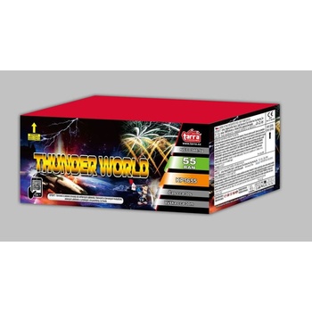 Tarra pyrotechnik Ohňostroj THUNDER WORLD 55 ran