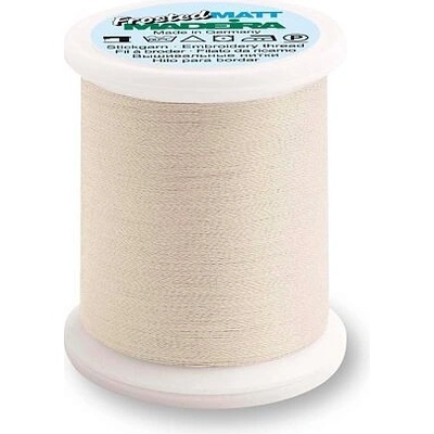 Vyšívací nit PES Madeira Frosted Matt 40 (500m) barva 7860 cream