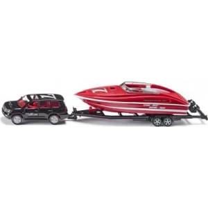 SIKU - Комплект кола с моторна лодка Car with motorboat (2543)