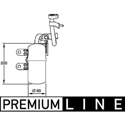 Sušárna, klimatizace MAHLE AD 280 000P (AD280000P)