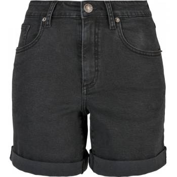 Ladies Organic Stretch Denim 5 Pocket Shorts black washed