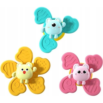 SPINNER SPINER PŘÍSSAWKA Senzorická hračka 3ks