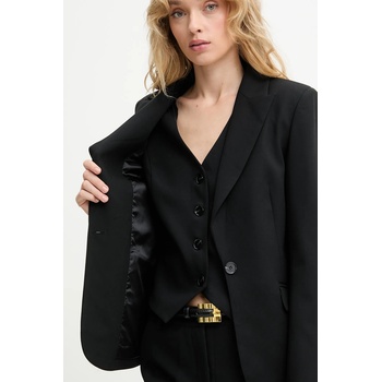 Answear. LAB Сако Answear. LAB в черно с едно копче с изчистен дизайн (PK3009)