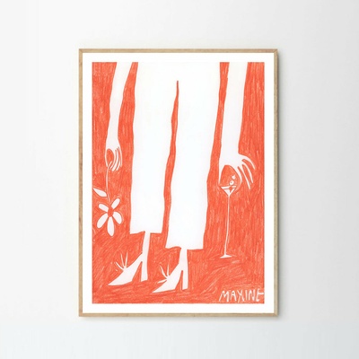 Moikka Plagát Sunday at Five by Maxine McCrann A4 (21x27)