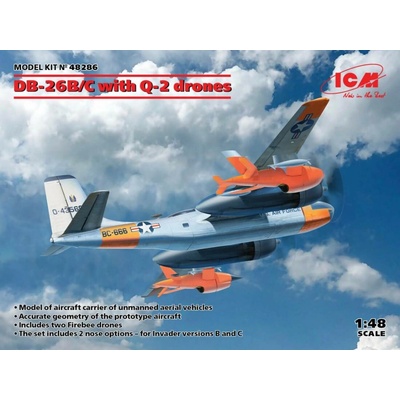 ICM Douglas DB 26B/C w/ Q 2 Drones 1:48
